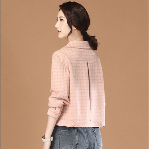 ma-g811-ao-khoac-ngan-da-lon-houndstooth-nu