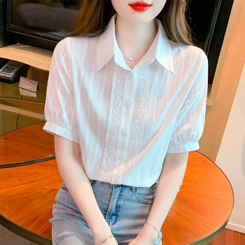 ma-m124-ao-so-mi-nu-thoi-trang-theu-hoa-tiet-bang-cotton