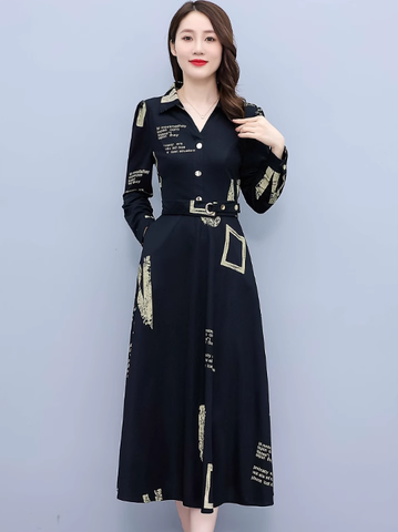ma-h499-dam-dai-tay-cao-cap-dai-qua-goi-trung-nien-thoi-trang-khi-chat