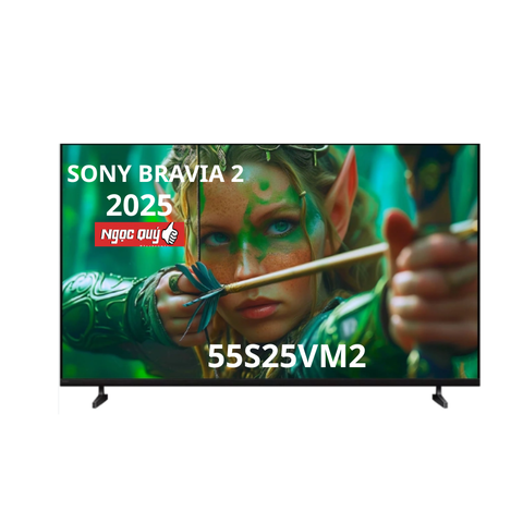 Google Tivi Sony K-55S25VM2 4K 55 inch Mẫu 2025 Mới 100%