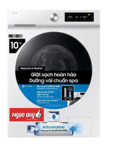 Máy giặt Samsung AI Inverter 10 Kg WW10DB7U34GWSV Mới 100%
