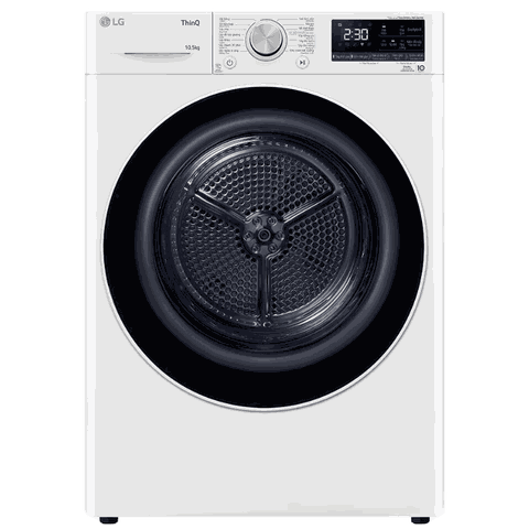 Máy sấy bơm nhiệt Heatpump Inverter LG 10.5Kg DVHP50W Giá tốt HN