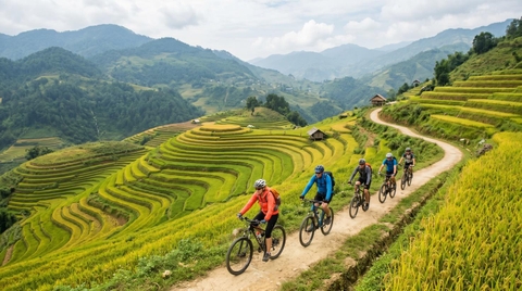 14 DAYS BEST SCENIC CYCLING TOURS IN FAR NORTH VIETNAM