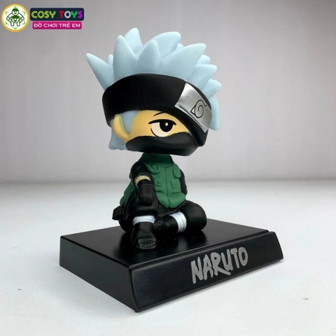 Mô hình Kakashi lắc đầu - Cao 13,5cm - ngang 9cm - dọc 7cm - nặng 200gram + có Box