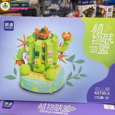 Đồ chơi lắp ghép xếp hình set bó hoa đủ mẫu hoa khoe sắc cho bé
