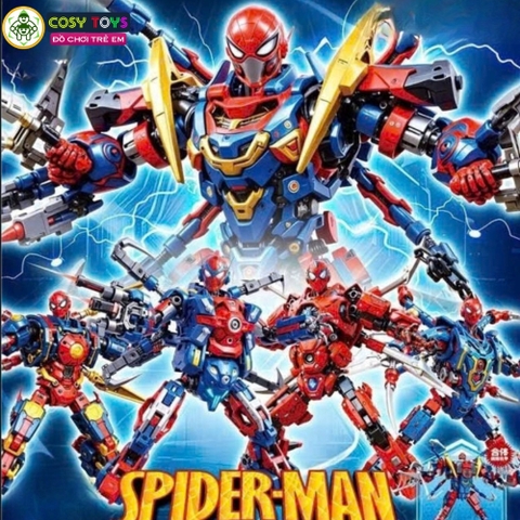 Đồ chơi xếp hình lắp ráp các nhân vật siêu anh hùng a.venger đủ mẫu cho bé