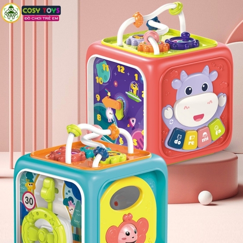 Đồ chơi hộp âm nhạc đa chức năng vui nhộn nhiều trò chơi sáng tạo và tư duy dành cho các bé từ 3 tuổi trở lên