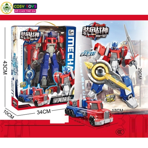 Đồ chơi robot lắp ghép biến hình thành siêu xe cỡ lớn