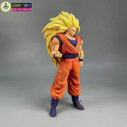 Mô hình DragonBall SonGoku SSJ3 áo cam dáng đứng siêu ngầu - hàng cao cấp - cao 30cm - nặng 1300 Gram - Dragon Ball