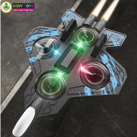 Đồ chơi mô hình máy bay điều khiển từ xa bằng xốp mẫu mới với 4 cánh lớn, có nhào lộn 360 độ cho bé