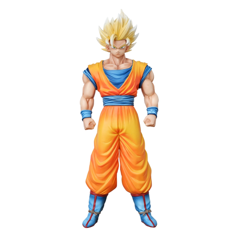 Mô hình chiến binh Ngọc rồng - goku áo vàng dáng đứng thẳng cực ngầu