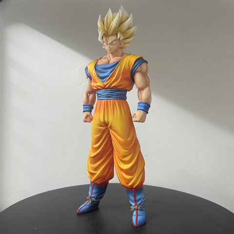 Mô hình chiến binh Ngọc rồng - goku áo vàng dáng đứng thẳng cực ngầu