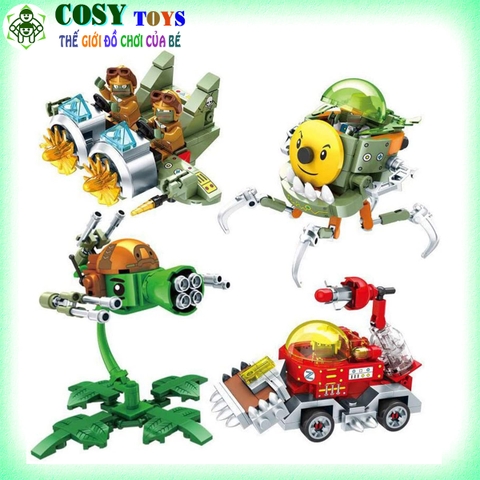 Đồ chơi lắp ghép xếp hình Plant Series Hoa quả đại chiến cỡ trung mới nhất với hơn 128 pics