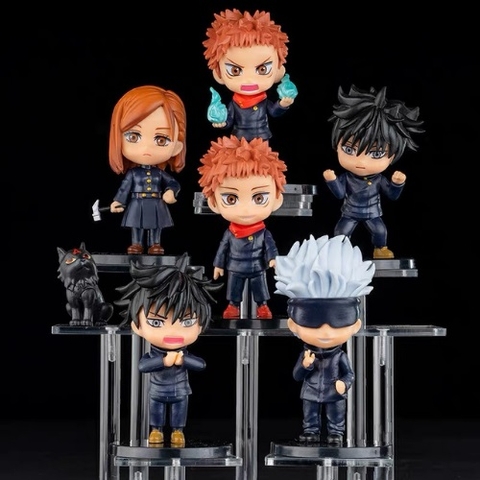 Mô Hình - JUJUTSU KAISEN - Megumi , Nobara , Yuji Itadori - Chú Thuật Hồi Chiến Gojo Satoru - No Box