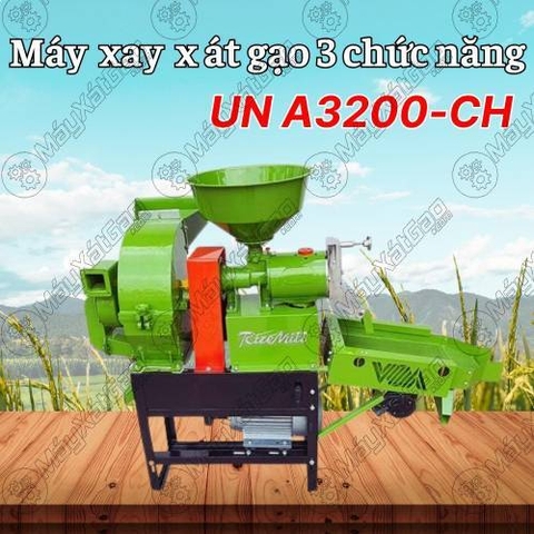 Máy xay xát gạo 3 chức năng UN A3200-CH