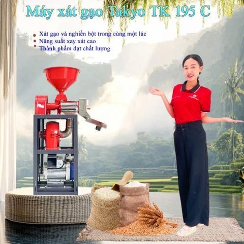 Máy xát gạo Takyo TK 195 C