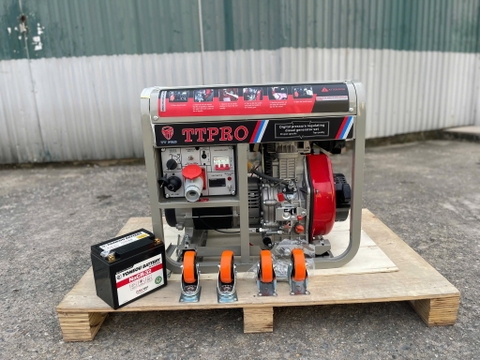 Tổ máy PĐ chạy bằng diesel - 8kw khung (9800-3pha)