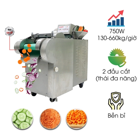 Máy thái rau củ quả công nghiệp YQC660