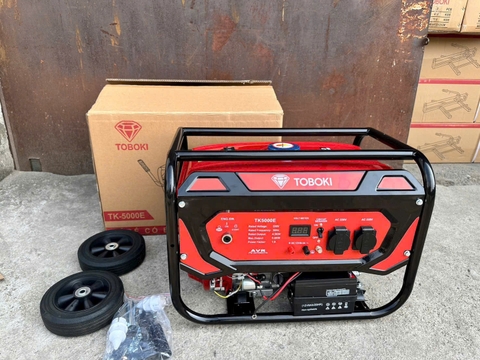 MÁY PHÁT ĐIỆN TOBOKI TK-5000E (có đề)
