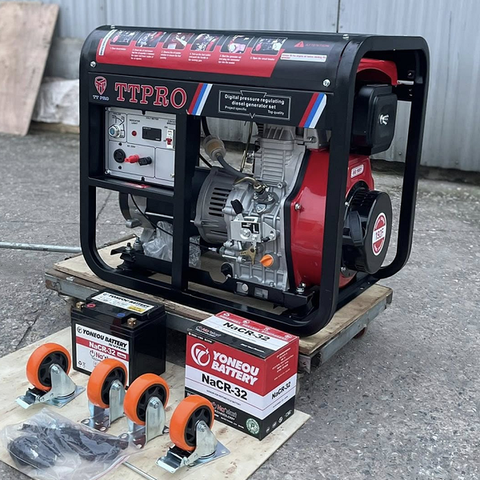 Tổ máy PĐ chạy bằng diesel - 8kw khung (9800-1pha)