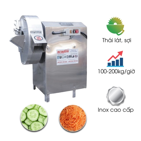 Máy thái lát sợi củ gừng