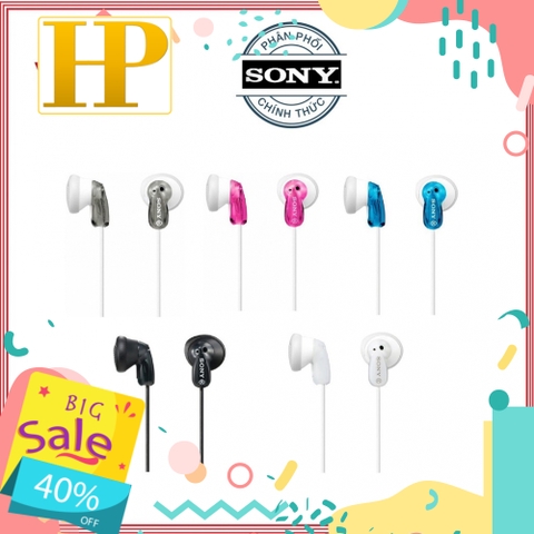 Tai nghe nhét tai Sony MDR-E9LP - Trắng - SOYTAIMDRE9LP