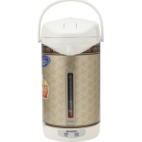 Bình Thủy Điện Inox Sharp KP-30STV(RB) 100 độ Đun Nước Nóng Giữ Nhiệt Công Suất 670W Dung Tích 2.9L KP-30STV - KP-30STV