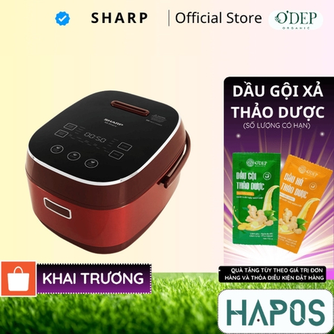Nồi cơm điện cao tần cảm ứng Sharp 1.8L KS-IH191V-RD - Bảo hành 12 tháng - HAPOS HSA KS-IH191V-RD