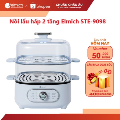 Nồi lẩu hấp 2 tầng Elmich STE-9098 - HAPOS HSA