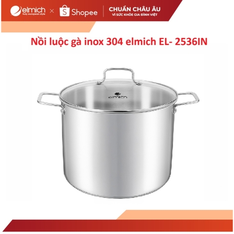 Nồi luộc gà inox 304 elmich EL-2536IN - HAPOS HSA