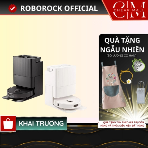 Robot hút bụi lau nhà  Roborock Chính hãng tự động giặt giẻ, tự động đổ rác QR 798 | Q Revo S  - CHEAPMALL SOU Q Revo S Trắng