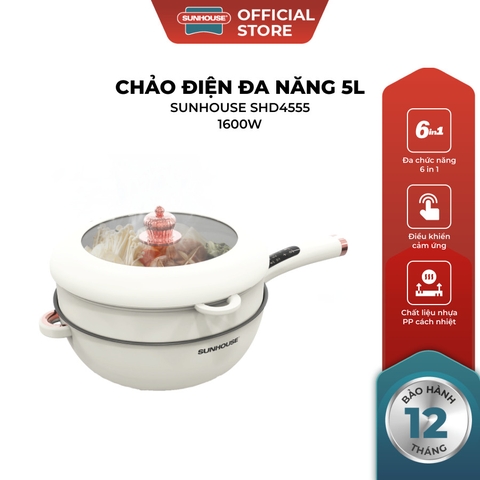Chảo điện đa năng 5L Sunhouse SHD4555 - HAPOS HEL SHD4555