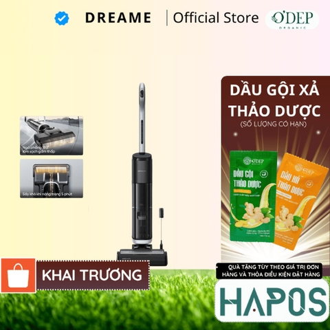 Máy lau sàn hút bụi cầm tay không dây thông minh Dreame H14/ H14 Ultra- Bản quốc tế - Bảo hành 24 tháng - HAPOS HOF