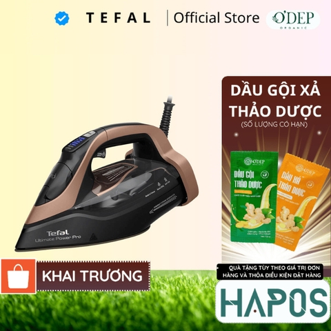 Bàn ủi hơi nước Tefal Ultimate Power Pro FV9E50E0 3200W - Mặt đế Ceramic - Bảo Hành Chính Hãng 2 Năm - HAPOS HOF