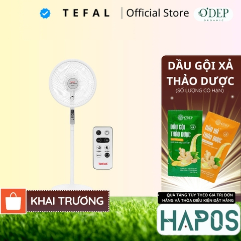 Quạt đứng TEFAL Turbo Silence Extreme VH699690, 7 cánh 60W - Trắng - Bảo Hành 24 tháng - HAPOS HOF VH699690