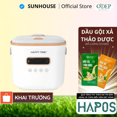 Nồi cơm điện tử 1.2L Happytime HTD8810, Công nghệ gia nhiệt chuẩn, Chống dính Ceramic, 6 chức năng nấu - HAPOS HOF