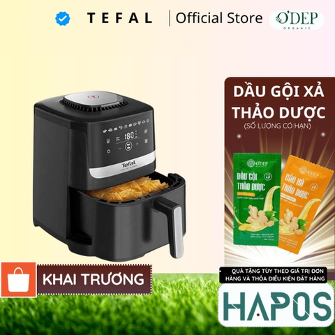 Nồi chiên không dầu Tefal EasyFry Silence EY5528E0, 5L,10 chế độ | Bảo Hành 24 Tháng - HAPOS HOF