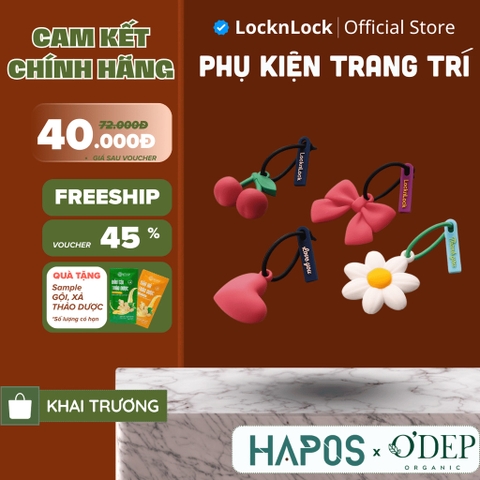 Phụ kiện trang trí bình nước, túi xách LocknLock Water bottle accessories TLL098PIK TLL097PIK TLL096PIK - HAPOS LOF