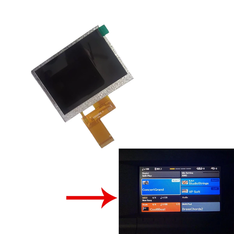 Màn hình màu LCD 4,3' Yamaha PSR-SX600