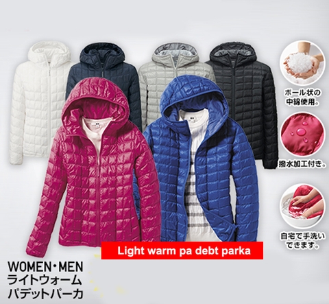 Áo trần bông siêu nhẹ Uniqlo Nhật xu hướng năm 2016