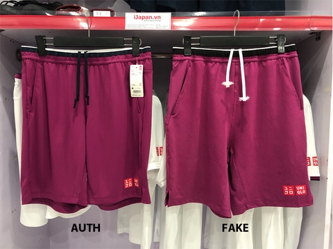 Cách nhận biết quần áo thể thao tennis Uniqlo chính hãng