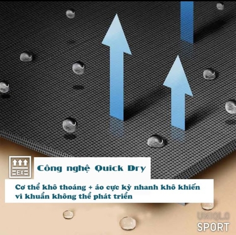 CÔNG NGHỆ DRY_EX THẤM HÚT MỒ HÔI NHANH VÀ LÀM KHÔ NHANH
