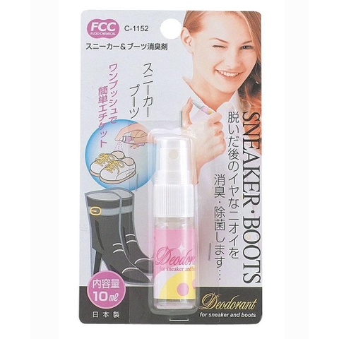 Chai xịt khử mùi giày mini bỏ túi