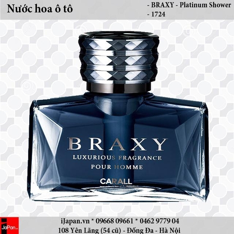 Nước hoa ô tô BRAXY Platinum Shower