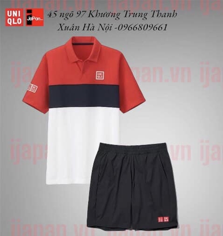 Bộ thể thao tennis Uniqlo Nishikori 2015 Nhật Bản - 149905 -SIZE L likenew
