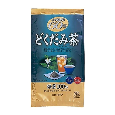Trà diếp cá thanh lọc cơ thể Orihiro 60 gói Nhật Bản