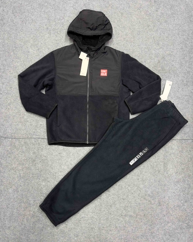 Bộ quần áo nỉ thể thao tennis, pickleball chính hãng Uniqlo cản gió Blocktech -450119-453318