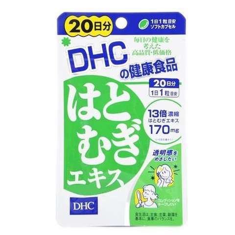 Viên uống Coix Extract DHC trắng da 20 viên dùng trong 20 ngày