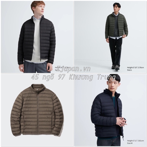 Áo lông vũ Uniqlo nam siêu nhẹ mẫu mới 2023