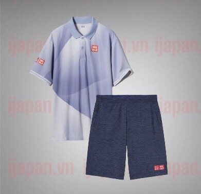 Bộ quần áo thể thao tennis, pickleball chính hãng Uniqlo Nishikori Us open 2023 - 458043